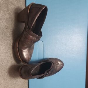 Born Metallic Brown Platform Shoes